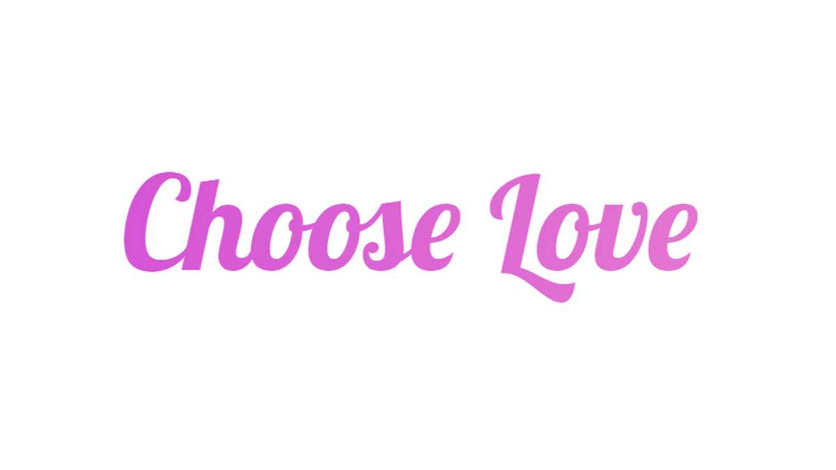 Choose Love: Animated Rainbow Text with CSS